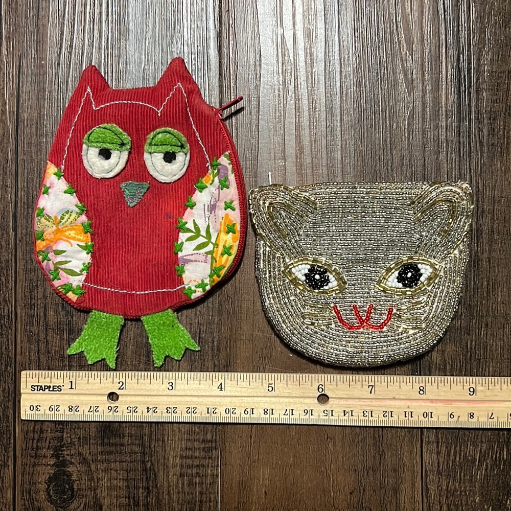 Unbranded 2 Coin Pouches (used)